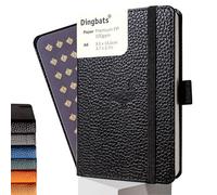 Dingbats* - Wildlife Dotted Pocket Notebook A6 - PU Leather Hardcover Journal - Ideal for Work, Travel - Pocket, Elastic Closure, Pen Holder, Bookmark