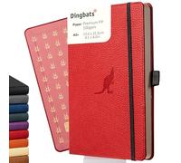 Dingbats* Wildlife Plain Journal Notebook A5 - Vegan Leather Hardcover - Ideal for Work, Travel, Writing - with Pocket, Elastic Closure & Bookmark