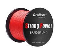 Dingbear 1093Yd/1000m 105LB/0.50mm Red Super Strong Pull Generic Braided Fishing Line Kite Line Woven Network Cable Cast Super Strength Fishing Line