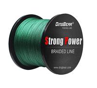 Dingbear 109Yd/100m 135LB/0.60mm DarkGreen Braided Fishing Lines 12 Strands Super Strong PE Fishing Wire for Saltwater & Freshwater Fishing