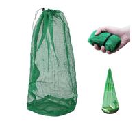 Dingbear Fish Net Bag - Nylon Fishing Net Fishing Collecting Bag Fine Mesh Thickened Bag Foldable Long Fish Net Bag (1.5m*0.8m)