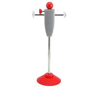 DINGBU 14.5in Universal Steering Wheel Holder, Car Alignment Rack Leveling Stand Tool, Adjustable Height with Locking Switch, for Cars Trucks SUVs, Iron and ABS Construction for Durabilit