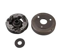 DINGBU ATV Automatic Clutch with Lid, 17mm Engine Start Clutch Assembly for Chinese 50cc to 110cc Dirt Bike Go Kart, 4 - Stroke Horizontal Engine Replacement Part