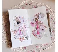 DingDing Vol8-26 Informal Essay,Total 121 Characters with No Loop,Matte PET Tape Stickers,1.97 in x 10.94 YD,for Scrapbook Supplies,Scrapbook Tape Stickers,Junk Journal Supplies,Bullet Journal