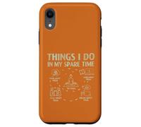 Dinge die ich in meiner Freizeit tue Yoga Saying Meditation Case for iPhone XR