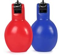 Dingfeiyu 2 Pcs Hand Squeeze Whistles, Coach Whistle for Teachers Referees, Hand-held Outdoor Sports Whistle for Physical Education Instructor Dog Trainer, Kids Educational Toy Gift