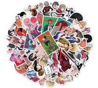 DINGFENG 100 Pcs Cool Laptop Anime Stickers Personalised Skateboard Mixed