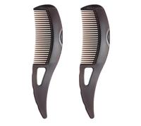DINGFENG 2 Pcs 8 97in Dandruff Comb 07x1 Hollow Tooth Head Lice Energy