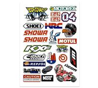 DINGFENG Motorbike Stickers - Funny Car & Motocross Decals for Helmet, Laptop, Bicycle & Skateboard (Eagle)