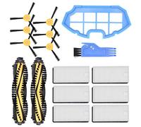 DingGreat Accessories Kit for Ecovacs Deebot N79 N79S Robot Vacuum Cleaner, Replacement Parts Pack of 2 Main Brush, 6 Hepa Filters,1 Primary Filter, 6 Side Brushes, 1 Cleaning Tool