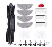 DingGreat Accessory Kit for ROIDMI EVE Plus Robot Vacuum Cleaner - Pack of 1 Main Brush, 3 HEPA Filter, 6 Side Brush, 2 Dust Bags, 4 Mop Cloth