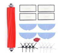 DingGreat Accessory Set for Xiaomi Roborock S7 T7 T7S T7 Plus T7S Plus Robot Vacuum Cleaner Parts -1 Main Brush, 8 Side Brushes, 4 Hepa Filters, 4 Mop Cloths, 1 Cleaning Brush