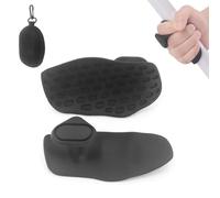 DingGreat Anti-Slip Gym Grips for Weight Lifting - Rubber Workout Hand Grips for Men & Women, Palm Protectors for Deadlift/Dumbbell Training, Black