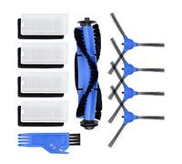 DingGreat Replacement Accessory Kit for Eufy RoboVac 11s, RoboVac 30/30C/15C Robot Vacuum Cleaner Replacement Parts Pack of 1 Main Brush 4 Side Brushes 4 Hepa Filters