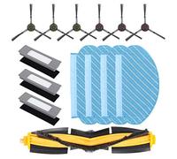 DingGreat Replacement for Ecovacs DEEBOT OZMO 920 950 / Ecovacs DEEBOT N8 / Yeedi 2 Hybrid Robotic Vacuum Cleaner Pack of 1x Main Brush, 3x HEPA Filter, 4x Microfiber Mop Cloth, 6x Side Brushes