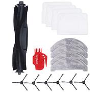 DingGreat Replacement for ROIDMI EVE Plus Robot Vacuum Cleaner, Accessory Kit Pack of 1x Main Brush, 4x Microfiber Mop Cloth, 4x Dust Bag, 6x Side Brushes, 1x Cleaning Brush