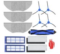 DingGreat Replacement parts for Eufy RoboVac L70 Hybrid Robot Vacuum Cleaner Accessories kit Pack with 1 Roller brush + 4 Filters + 4 Side brushes + 3 Mop Cloths +1 Cleaning brushes