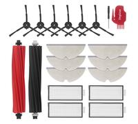 DingGreat Replacement Parts Set for Roborock Q5 Pro/Q5 Pro+/Q8 Max+/Q8 Max - Main Brush + 4x HEPA Filters + 6x Wipes + 6x Side Brushes
