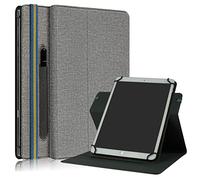 DINGGUAGUA 10.1 Inch Tablet Case Universal,Folio Cover For All 9 10 11" Tablet,Case Compatible with Blackview Tab70/Lenovo/Samsung/Huawei/TCL/TECLAST,Gray