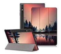 DINGGUAGUA Case Compatible with SAMSUNG Galaxy Tab S10+ Plus 12.4” 2024 Release Lightweight Slim Shell Stand Cover for Tab S9+ plus SM-X810/X816B/X818U With Auto Sleep/Wake,Nightfall