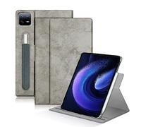 DINGGUAGUA Case Compatible with Xiaomi Pad6/6pro Tablet 11inch Released 2023 Multi-Angle Stand Cover for Mi Pad 6 Pro Tablet 360° Adjustable Swivel,Gray