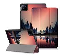 DINGGUAGUA Case for Xiaomi Pad 6/Xiaomi Pad6 Pro 11 Inch 2023, Slim Stand Hard Back Shell Cover with Auto Wake/Sleep,Nightfall
