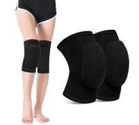 dinghaole 1 Pair Stretchy Dance Knee Pads, Volleyball Knee Pad for Dancers, Soft Breathable for Men Women Kids Knees Protective, for Dance Volleyball Football Yoga Tennis Cycling Jogging