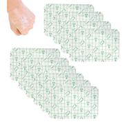 dinghaole 10 Pcs Waterproof Bandage, Clear Adhesive Skin Covers, Second Skin Healing Protective Clear Adhesive Bandages for Tattoo Aftercare, Recovery, Keep Wound, Fexed Plaste (10cm*15cm)