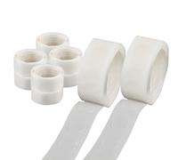 Dinghaole 10 rolls of wedding birthday polka dots adhesive dots double-sided transparent balloon adhesive dots adhesive desirable removable dots adhesive 100 dots per roll of particles