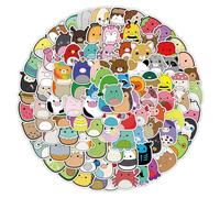 dinghaole 100 Pcs Animal Stickers, Cute Stickers Pack, Kawaii Sticker Cartoon Laptop Waterproof Vinyl Sticker Decals for DIY Craft Bottle Phone Skateboard Luggage Decor