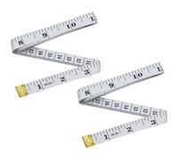 Dinghaole 2 Pack Double Sided Tape Measure,Perfect to Measure Body,Inches & Cms,150cm/60 Inches,Flexible Measuring Tape,Perfect to Body Measuring,Sewing/Tailors Tape,Flexible Fiber Glass Material