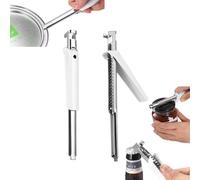 Dinghaole 2 Pcs Effortless Arthritis Jar Opener, Adjustable Can Openers, Multifunctional Cap Opener, Bottle Openers Easy Open Lid Opener with Adjustable Grip for Seniors, for Home Camping Picnic