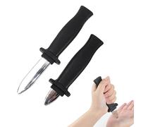 dinghaole 2 Pcs Fake Knife, prop Knife, Retractable Kn ife Prop, Halloween Plastic Retractable knife Fake Dagger Prop Trick Kn ife Magic Tricks Props Toys