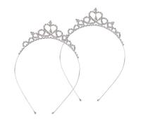 Dinghaole-2PCS Princess Tiara for Women - Elegant Crown Tiara for Adults, Perfect for Rapunzel and Belle Costumes