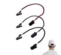 dinghaole 3PCS Hat Holder Windproof Rope Clip, Windproof Hat Fixing Set - For Outdoor, Fishing, Rowing, Running, Hiking, Camping, And Tourism Use