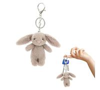 dinghaole Cute Bunny Plush Keychain, 3.5-inch Mini Rabbit Keychain Wallet Charm Pendant, Cute Rabbit keychain Soft Plush Charm, for Bag Backpack Purse Decoration As A cute charm Gift