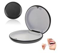 dinghaole Denture Retainer Case, Retainer Box Aligner Case, Retainer Container with Magnetic Closure, for Invisible Braces, Aligner Removal Tool, Aligner Chewies, Orthodontic Wax Bite Splint
