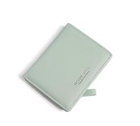 dinghaole Europe and The United States Short Women's Wallet Korean Version of The Small Fresh Two fold Student Bag Simple Multi-Card Position Buckle Coin Purse