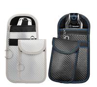 Dinghaole Faraday Pouch for Car Key, Fashion Car Key Signal Shielding Pouch for Key Fob Protection, Shielding, Jammer Signal Blocking Pouch 2pcs Set