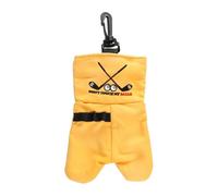 dinghaole Funny Golf Gifts, Golf Ball Storage Pouch, Personalised Ball Pouch Bag Golf, with Hook and Loop Waist Bag and Spike Hanging Strap for Golf Balls and Spikes, Husband Dad Golfers Lovers