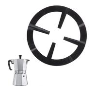 dinghaole Mocha Pot Holder, Gas Ring Reducer Holder, Cast Iron Universal Mocha Pot Stand, Durable Gas Stove Reducer and Coffee pot Stand for Compatible with gas Hobs, Pans, and Small Cookware