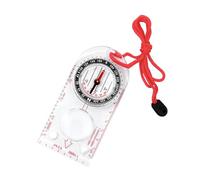 Dinghaole Navigation Compass, Multifunctional Waterproof Navigation Compass Map Ruler Magnifier, Hiking Compass for Expedition, Map Reading, Navigation, Orienteering and Survival - with Adjustable Lan