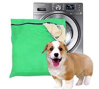 Dinghaole Pet Laundry Bag,60 * 70cm,Jumbo Size Pet Laundry Bag Wash Bag Stops Pet Hair Blocking the Washing Machine,Keep Your Washing Machine Free from Hair-Ideal for Pets's Towels,Blankets,Toys
