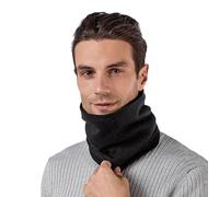 dinghaole Winter couples warm neck cover autumn and winter double layer thickening over the head scarf Korean version of the black padded scarf