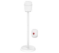 Dinghosen Heavy-duty Speaker Stand for HomePod 1st and 2nd Generation Stand with Dust-Proof Cover and Speaker Cable Clips - Floor Speaker Stands for HomePod Speaker Stands, White