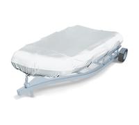 Dinghy Covers 7 Sizes Boat Covers UV Resistant Inflatable Boat Cover for Small Inflatable and Rigid Inflatable Boats,Gray-13-14-Feet