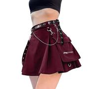 DINGJIUYAN White Skirts for Women UK - Gothic, Femboy, Egirl, Summer, Half, Lolita, Tennis, Long Cargo