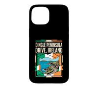 Dingle Peninsula Drive Ireland Flag Coastal Travel Art Case for iPhone 15