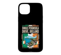 Dingle Peninsula Drive Ireland Flag Coastal Travel Art Case for iPhone 15 Plus