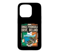 Dingle Peninsula Drive Ireland Flag Coastal Travel Art Case for iPhone 15 Pro